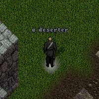 a deserter