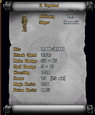 a vagabond lore