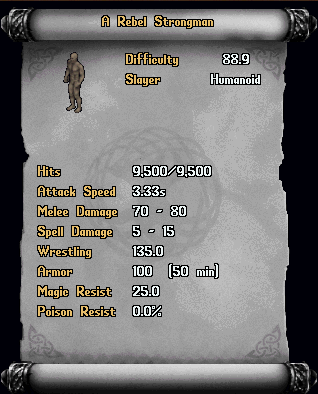 a rebel strongman lore