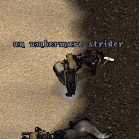 An umbermare strider